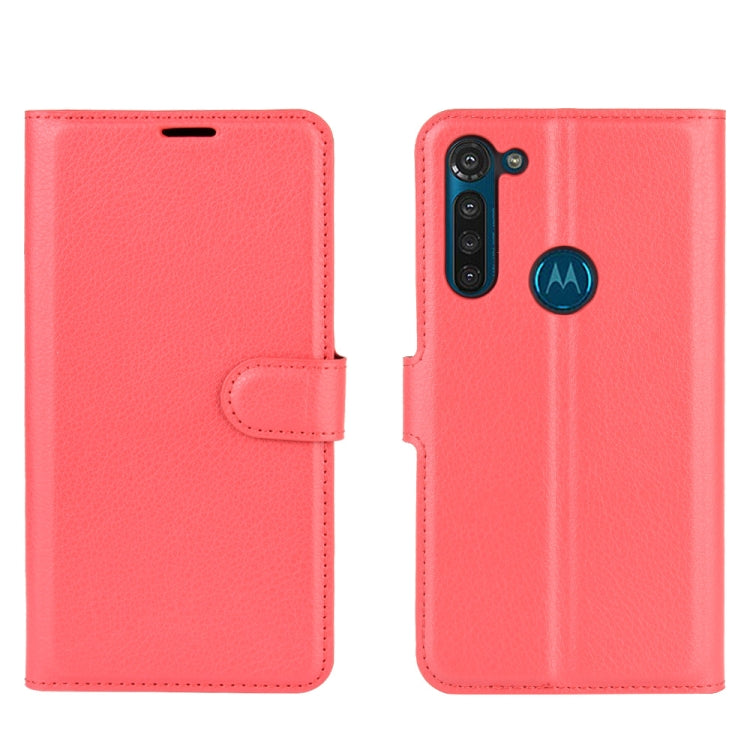 For Motorola Moto G8 Power Litchi Texture Horizontal Flip Protective Case with Holder & Card Slots & Wallet