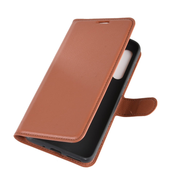 For Motorola Moto G8 Power Litchi Texture Horizontal Flip Protective Case with Holder & Card Slots & Wallet