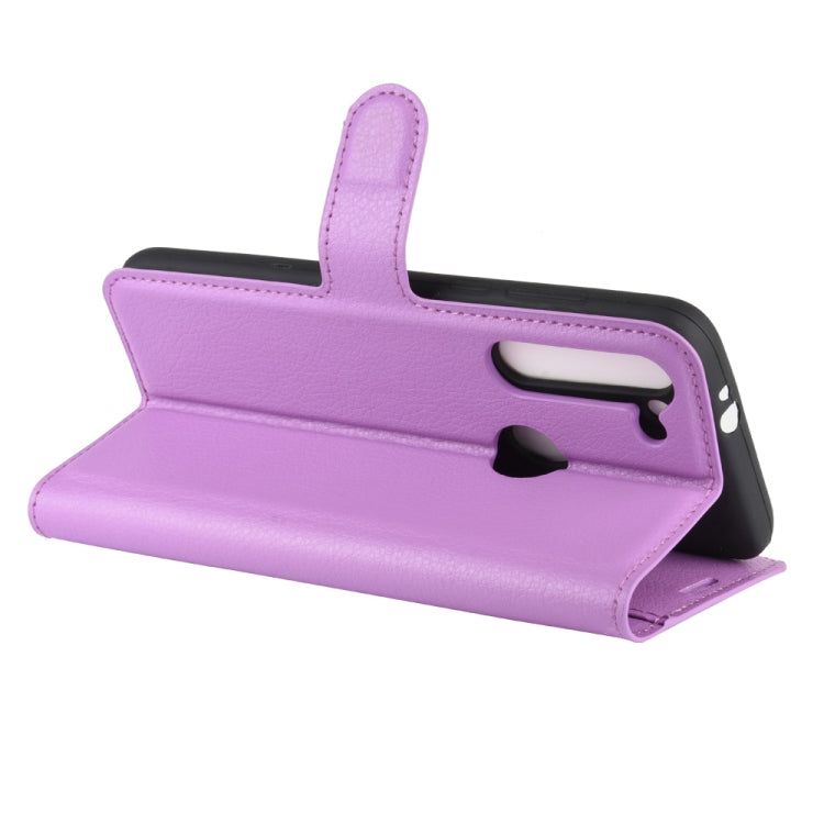 For Motorola Moto G8 Power Litchi Texture Horizontal Flip Protective Case with Holder & Card Slots & Wallet