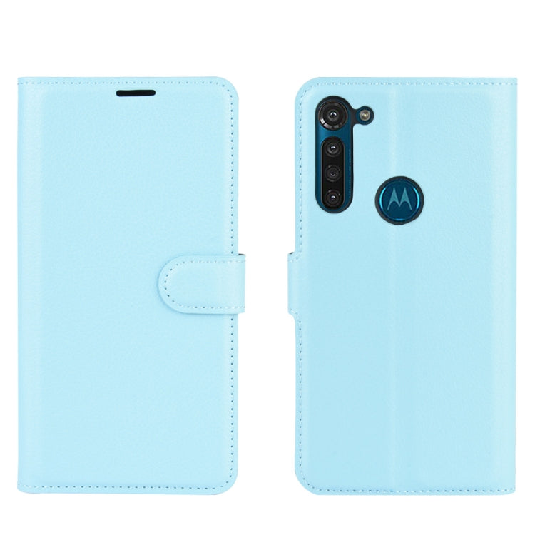 For Motorola Moto G8 Power Litchi Texture Horizontal Flip Protective Case with Holder & Card Slots & Wallet