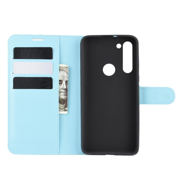 For Motorola Moto G8 Power Litchi Texture Horizontal Flip Protective Case with Holder & Card Slots & Wallet
