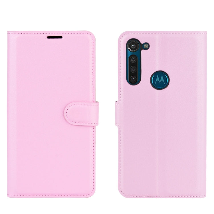 For Motorola Moto G8 Power Litchi Texture Horizontal Flip Protective Case with Holder & Card Slots & Wallet