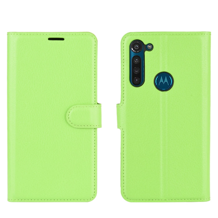 For Motorola Moto G8 Power Litchi Texture Horizontal Flip Protective Case with Holder & Card Slots & Wallet