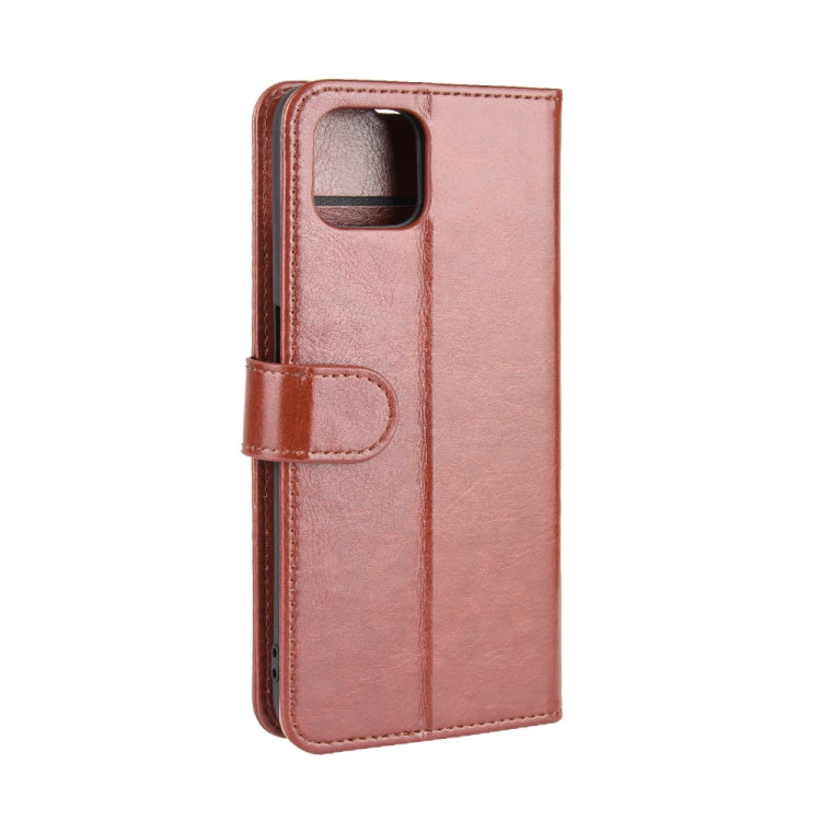 For Oppo A92s R64 Texture Single Horizontal Flip Protective Case with Holder & Card Slots & Wallet& Photo Frame