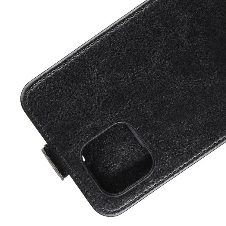 For Oppo A92s R64 Texture Single Vertical Flip Leather Protective Case with Card Slots & Photo Frame