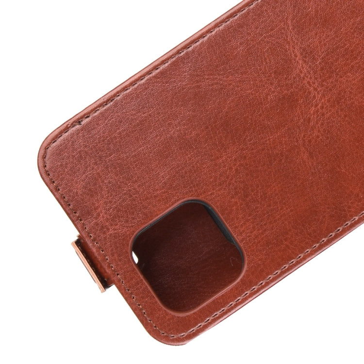 For Oppo A92s R64 Texture Single Vertical Flip Leather Protective Case with Card Slots & Photo Frame