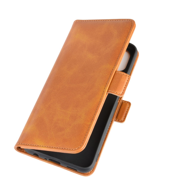 For Oppo A92s Dual-side Magnetic Buckle Horizontal Flip Leather Case with Holder & Card Slots & Wallet