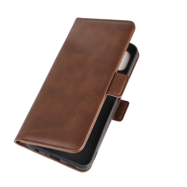 For Oppo A92s Dual-side Magnetic Buckle Horizontal Flip Leather Case with Holder & Card Slots & Wallet