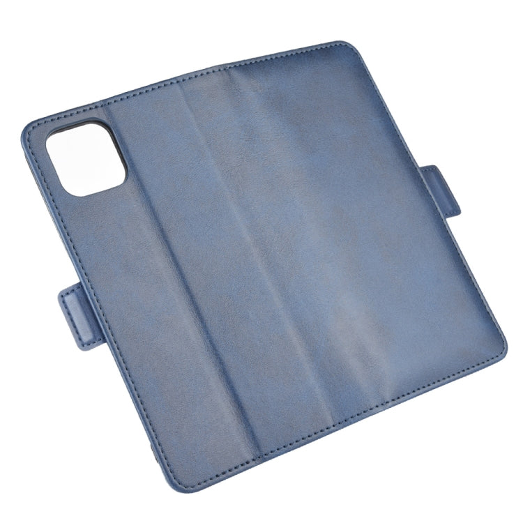 For Oppo A92s Dual-side Magnetic Buckle Horizontal Flip Leather Case with Holder & Card Slots & Wallet