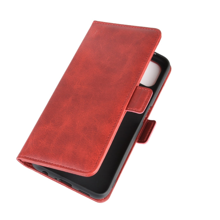 For Oppo A92s Dual-side Magnetic Buckle Horizontal Flip Leather Case with Holder & Card Slots & Wallet