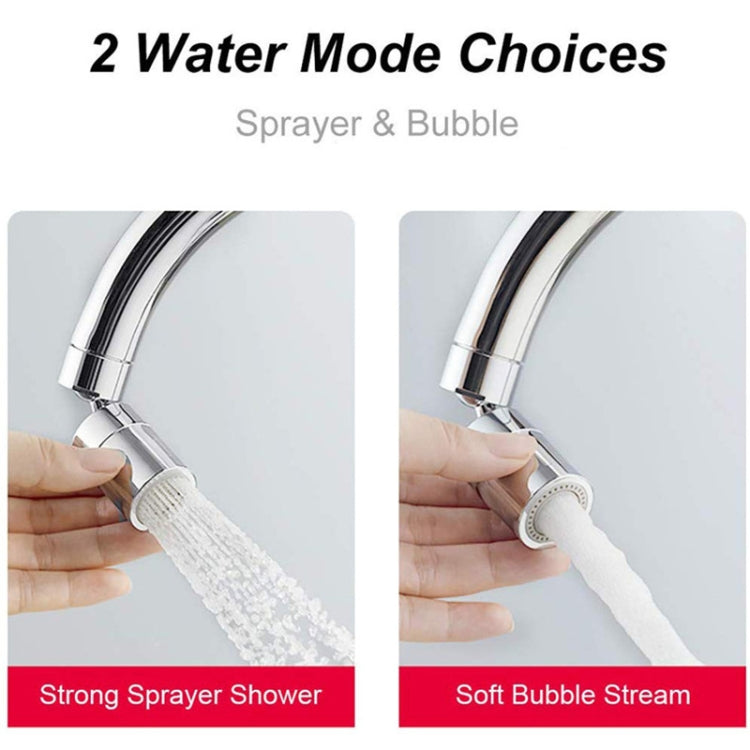 Dual-Function Faucet Spout Bubbler Splash-Proof Two-Function Kitchen Copper Filter, interface:Inbound