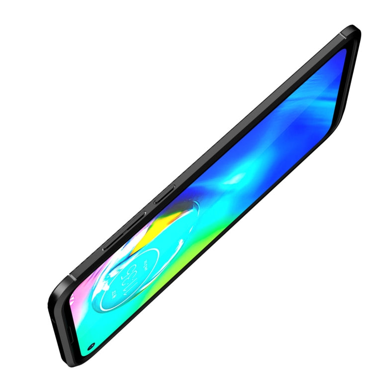 For Motorola Moto G Power Carbon Fiber Texture Shockproof TPU Case