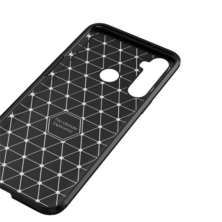 For OPPO Realme 6i Carbon Fiber Texture Shockproof TPU Case(Black)