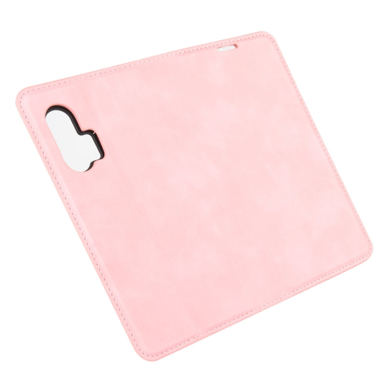 For Motorola Edge+ Retro-skin Business Magnetic Suction Leather Case with Holder & Card Slots & Wallet