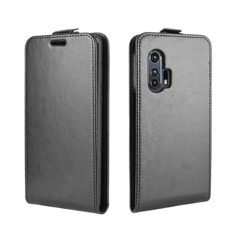 For Motorola Edge+ R64 Texture Single Vertical Flip Leather Protective Case with Card Slots & Photo Frame