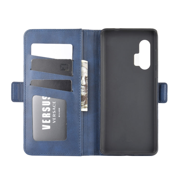 For Motorola Edge+ Dual-side Magnetic Buckle Horizontal Flip Leather Case with Holder & Card Slots & Wallet