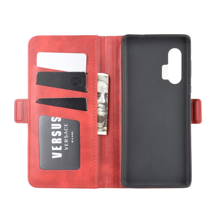 For Motorola Edge+ Dual-side Magnetic Buckle Horizontal Flip Leather Case with Holder & Card Slots & Wallet