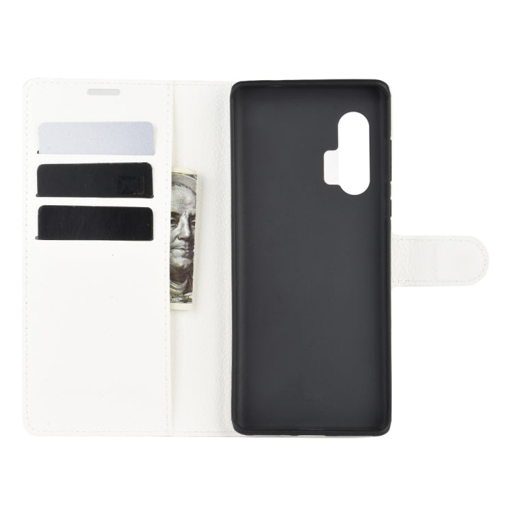For Motorola Edge+ Litchi Texture Horizontal Flip Protective Case with Holder & Card Slots & Wallet
