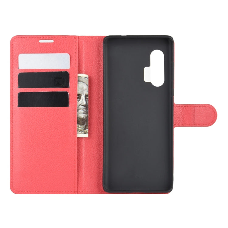 For Motorola Edge+ Litchi Texture Horizontal Flip Protective Case with Holder & Card Slots & Wallet