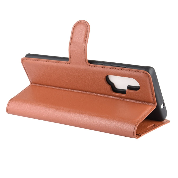 For Motorola Edge+ Litchi Texture Horizontal Flip Protective Case with Holder & Card Slots & Wallet