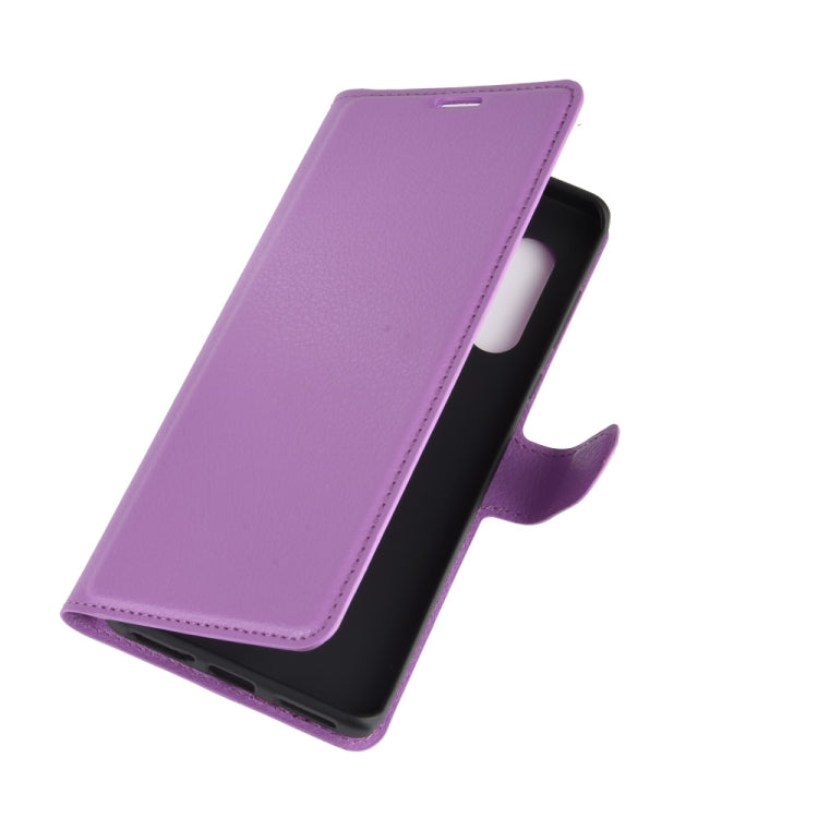 For Motorola Edge+ Litchi Texture Horizontal Flip Protective Case with Holder & Card Slots & Wallet