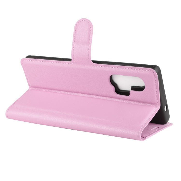 For Motorola Edge+ Litchi Texture Horizontal Flip Protective Case with Holder & Card Slots & Wallet