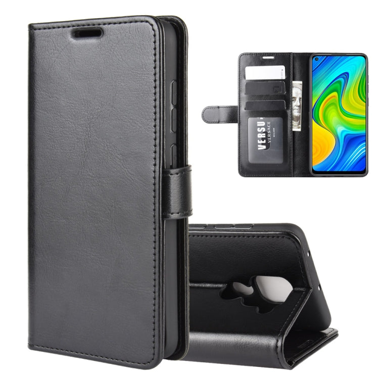 For Xiaomi Redmi Note 9/10X 4G R64 Texture Single Horizontal Flip Protective Case with Holder & Card Slots & Wallet& Photo Frame