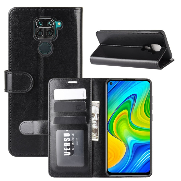 For Xiaomi Redmi Note 9/10X 4G R64 Texture Single Horizontal Flip Protective Case with Holder & Card Slots & Wallet& Photo Frame