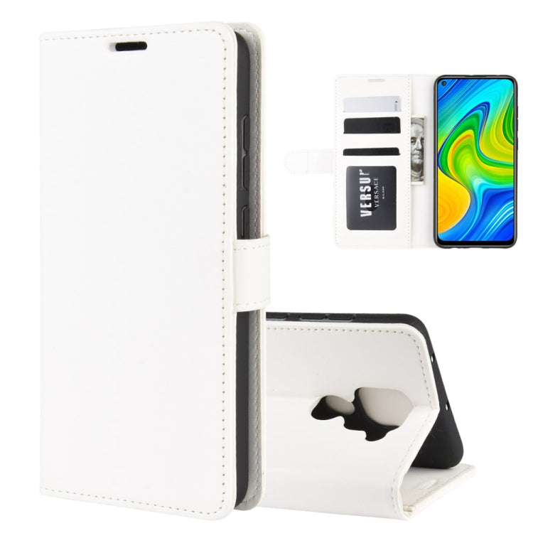 For Xiaomi Redmi Note 9/10X 4G R64 Texture Single Horizontal Flip Protective Case with Holder & Card Slots & Wallet& Photo Frame