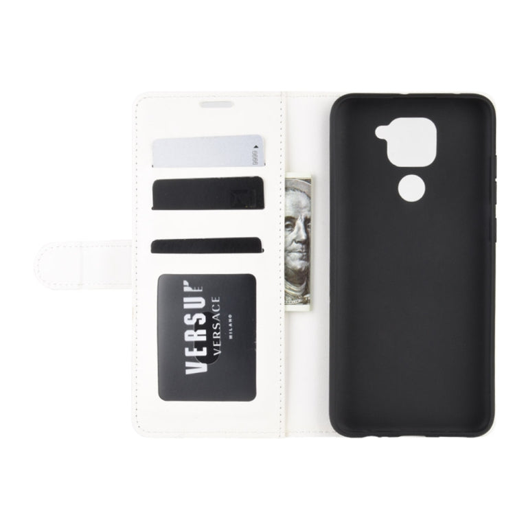 For Xiaomi Redmi Note 9/10X 4G R64 Texture Single Horizontal Flip Protective Case with Holder & Card Slots & Wallet& Photo Frame