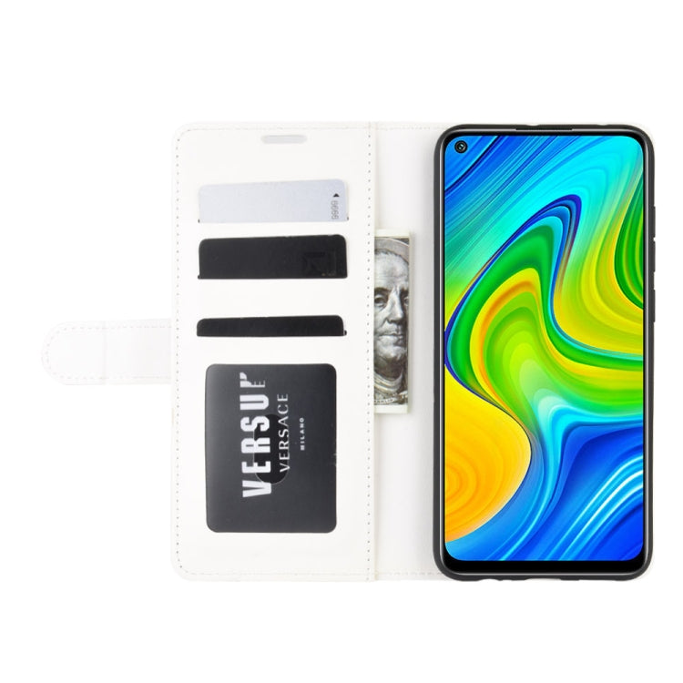 For Xiaomi Redmi Note 9/10X 4G R64 Texture Single Horizontal Flip Protective Case with Holder & Card Slots & Wallet& Photo Frame