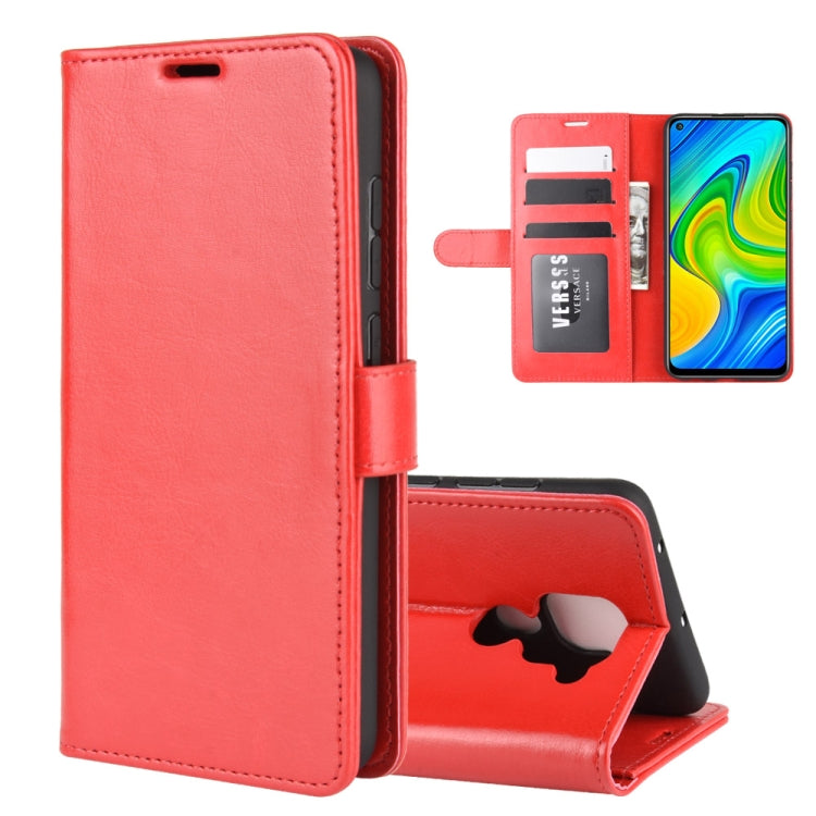 For Xiaomi Redmi Note 9/10X 4G R64 Texture Single Horizontal Flip Protective Case with Holder & Card Slots & Wallet& Photo Frame