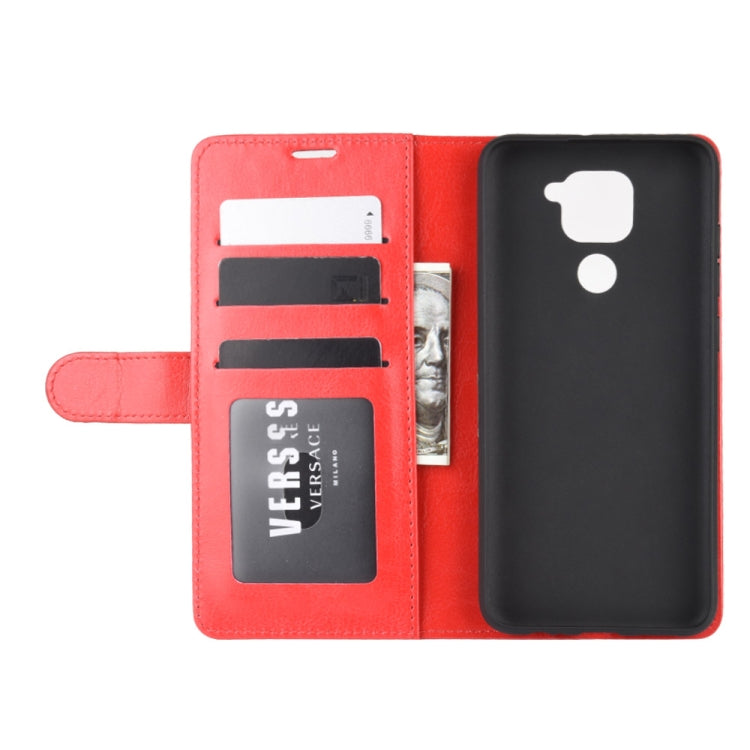 For Xiaomi Redmi Note 9/10X 4G R64 Texture Single Horizontal Flip Protective Case with Holder & Card Slots & Wallet& Photo Frame