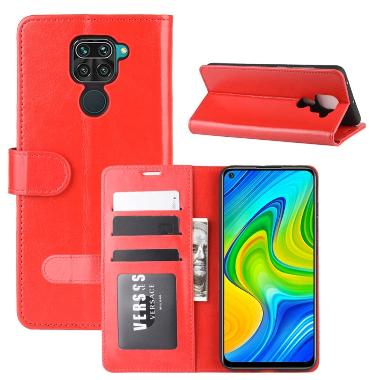 For Xiaomi Redmi Note 9/10X 4G R64 Texture Single Horizontal Flip Protective Case with Holder & Card Slots & Wallet& Photo Frame