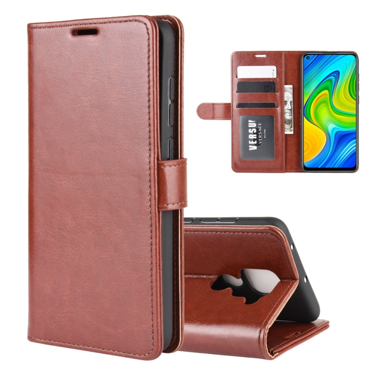 For Xiaomi Redmi Note 9/10X 4G R64 Texture Single Horizontal Flip Protective Case with Holder & Card Slots & Wallet& Photo Frame