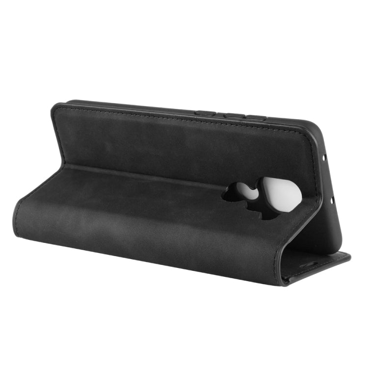 For Xiaomi Redmi Note 9/10X 4G Retro-skin Business Magnetic Suction Leather Case with Holder & Card Slots & Wallet