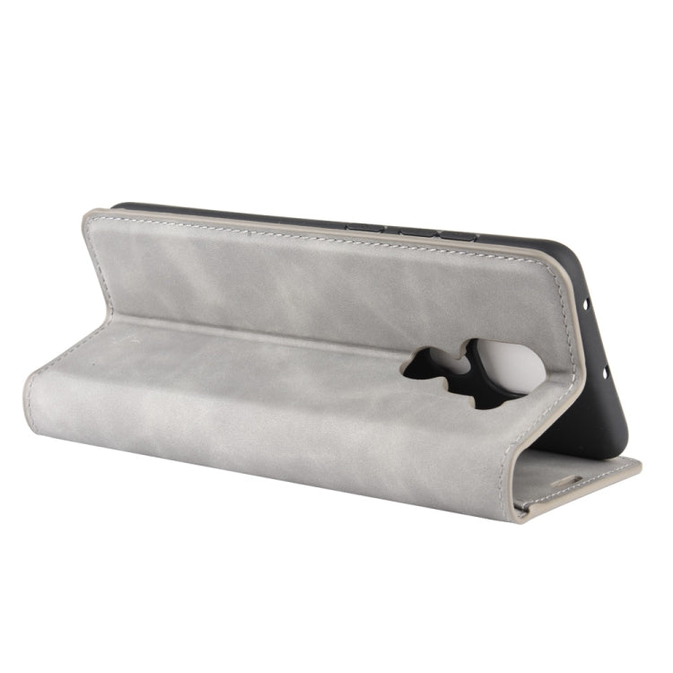 For Xiaomi Redmi Note 9/10X 4G Retro-skin Business Magnetic Suction Leather Case with Holder & Card Slots & Wallet