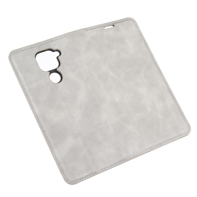 For Xiaomi Redmi Note 9/10X 4G Retro-skin Business Magnetic Suction Leather Case with Holder & Card Slots & Wallet