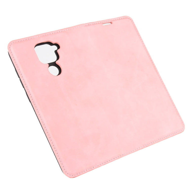 For Xiaomi Redmi Note 9/10X 4G Retro-skin Business Magnetic Suction Leather Case with Holder & Card Slots & Wallet