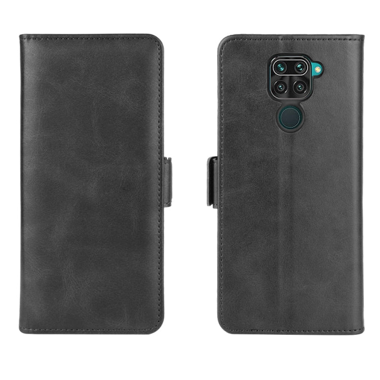For Xiaomi Redmi Note 9/10X 4G Dual-side Magnetic Buckle Horizontal Flip Leather Case with Holder & Card Slots & Wallet