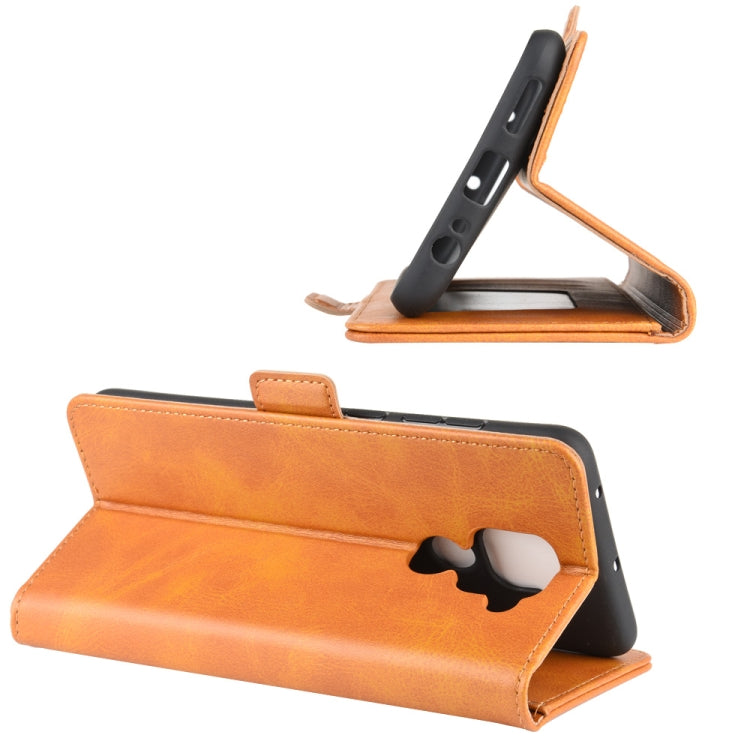 For Xiaomi Redmi Note 9/10X 4G Dual-side Magnetic Buckle Horizontal Flip Leather Case with Holder & Card Slots & Wallet