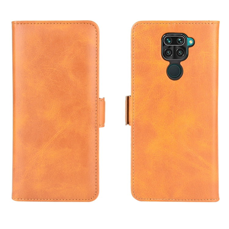 For Xiaomi Redmi Note 9/10X 4G Dual-side Magnetic Buckle Horizontal Flip Leather Case with Holder & Card Slots & Wallet