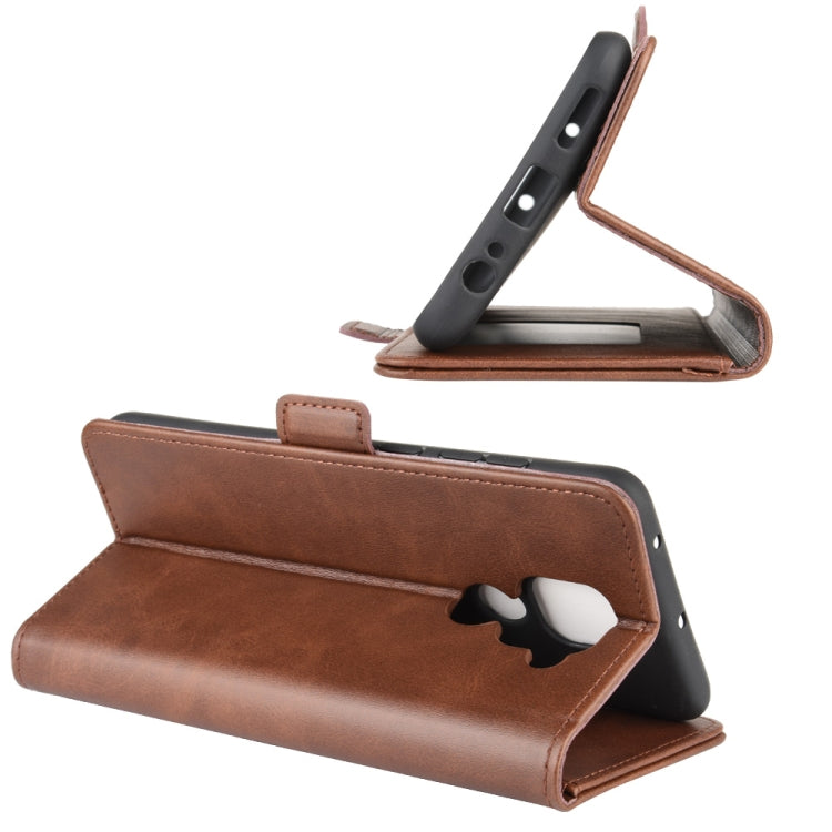 For Xiaomi Redmi Note 9/10X 4G Dual-side Magnetic Buckle Horizontal Flip Leather Case with Holder & Card Slots & Wallet