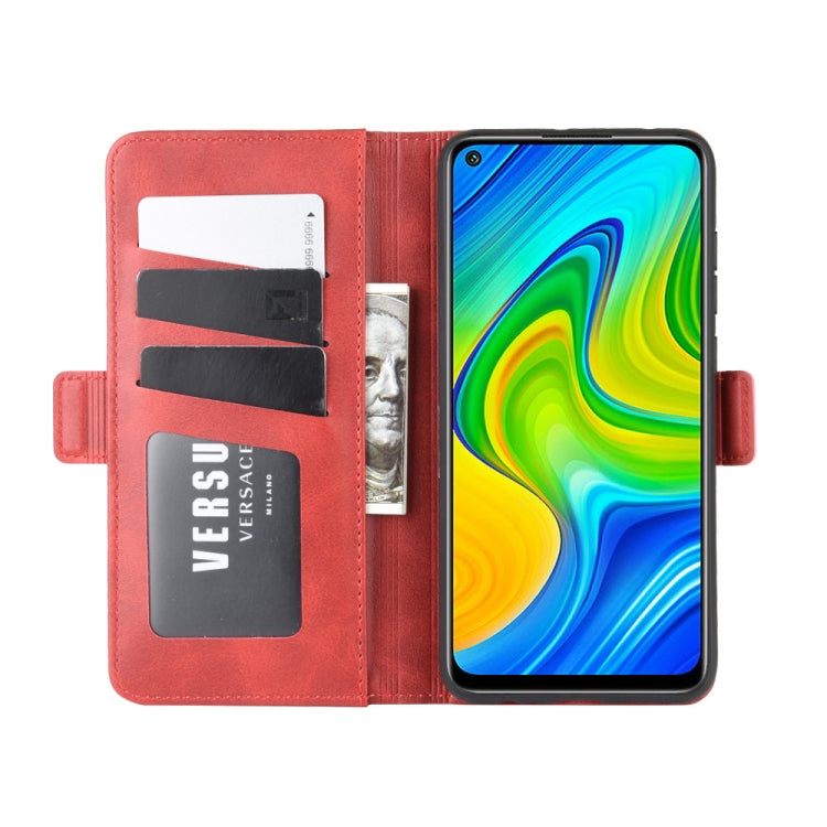 For Xiaomi Redmi Note 9/10X 4G Dual-side Magnetic Buckle Horizontal Flip Leather Case with Holder & Card Slots & Wallet