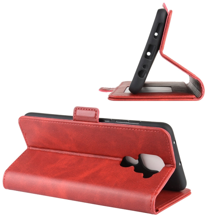 For Xiaomi Redmi Note 9/10X 4G Dual-side Magnetic Buckle Horizontal Flip Leather Case with Holder & Card Slots & Wallet