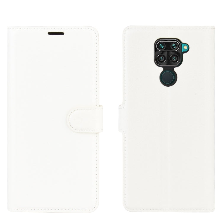 For Xiaomi Redmi Note 9/10X 4G Litchi Texture Horizontal Flip Protective Case with Holder & Card Slots & Wallet
