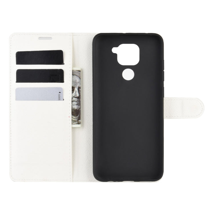 For Xiaomi Redmi Note 9/10X 4G Litchi Texture Horizontal Flip Protective Case with Holder & Card Slots & Wallet