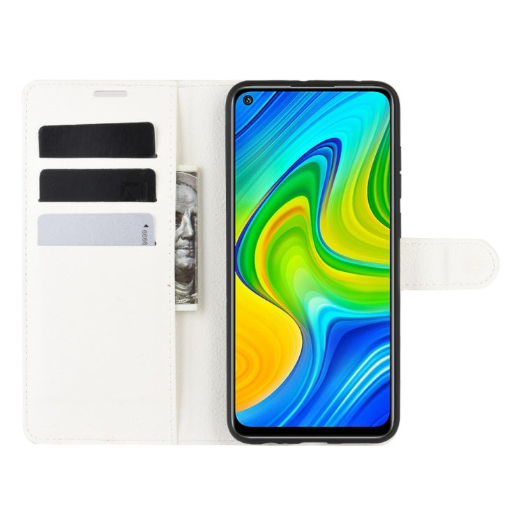 For Xiaomi Redmi Note 9/10X 4G Litchi Texture Horizontal Flip Protective Case with Holder & Card Slots & Wallet