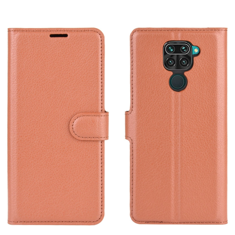 For Xiaomi Redmi Note 9/10X 4G Litchi Texture Horizontal Flip Protective Case with Holder & Card Slots & Wallet