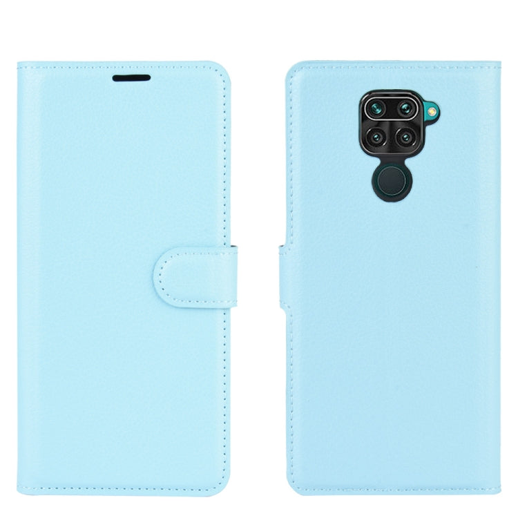 For Xiaomi Redmi Note 9/10X 4G Litchi Texture Horizontal Flip Protective Case with Holder & Card Slots & Wallet